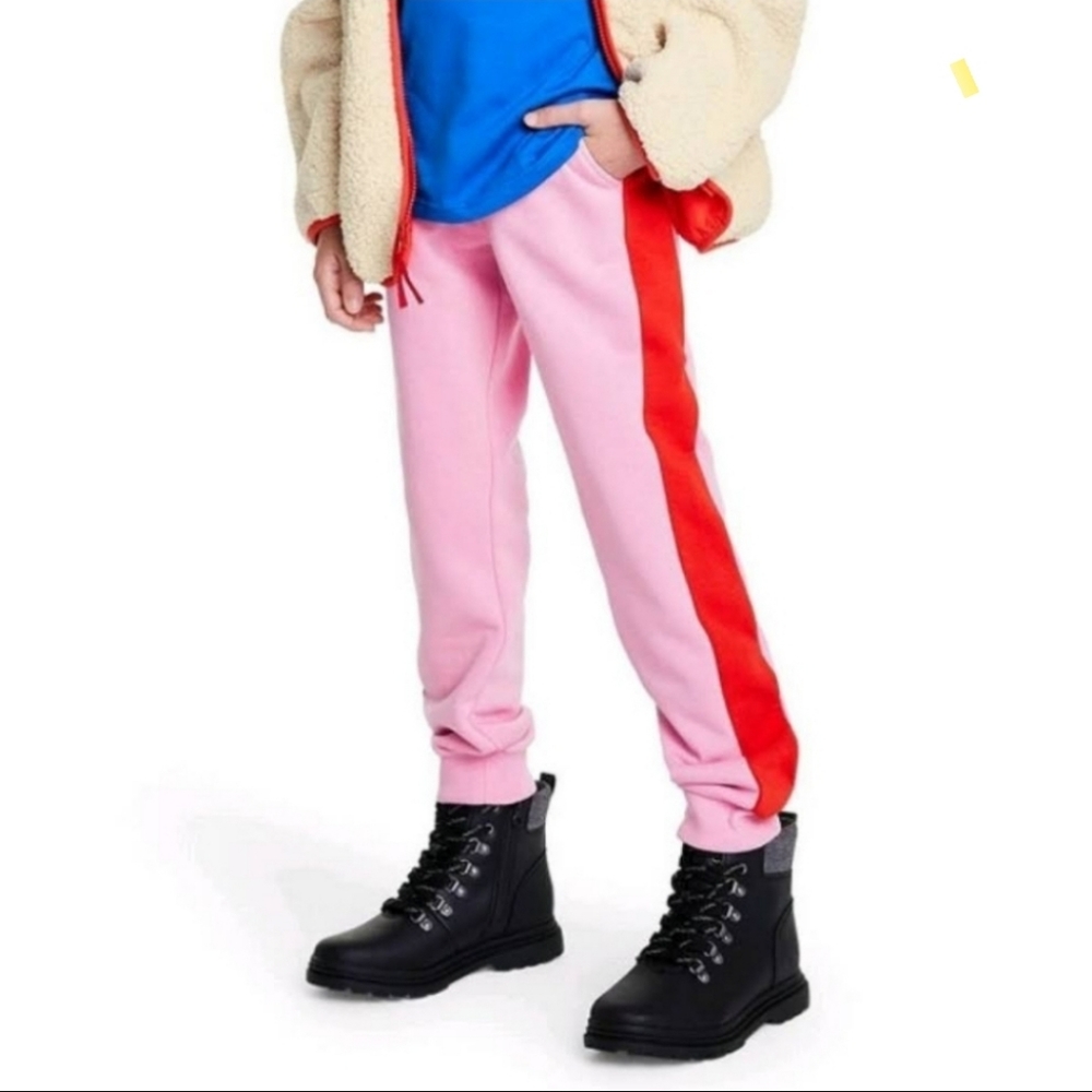 Girl's LEGO x Target Youth Track Jogger Pants Pink Size XL NWT